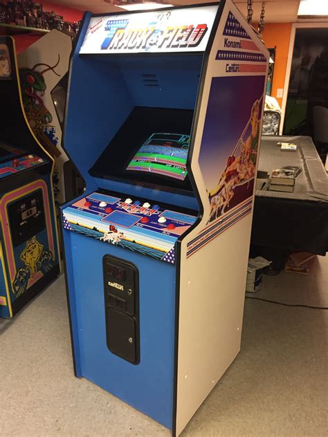 Restored Track and Field Arcade - Robert's Arcade Games