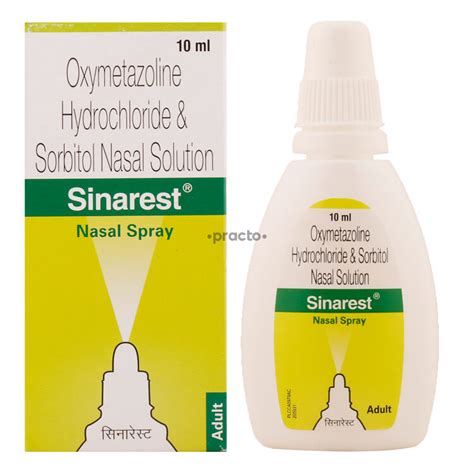 Sinarest Nasal Spray Uses Dosage Side Effects Price Composition