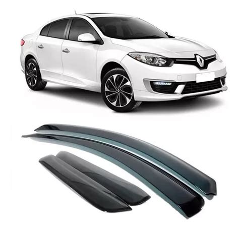 Calha Defletor Chuva Fume Renault Fluence Parcelamento