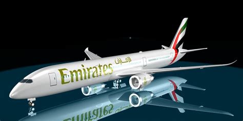 Emirates 787 - 9 Dreamliner 3D Model MAX | CGTrader.com