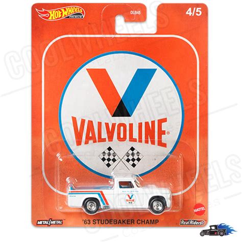 Hot Wheels Premium 2020 Pop Culture Vintage Oil 63 Studebaker Champ Valvoline Lazada
