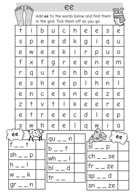 Printable Phase 3 Phonics Worksheets Free – Kidsworksheetfun