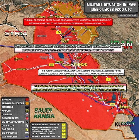 Military Situation In Iraq On June 1, 2023 (Map Update)