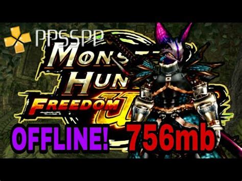 Monster Hunter Freedom Unite Ppsspp Gameplay Offline Mb Youtube