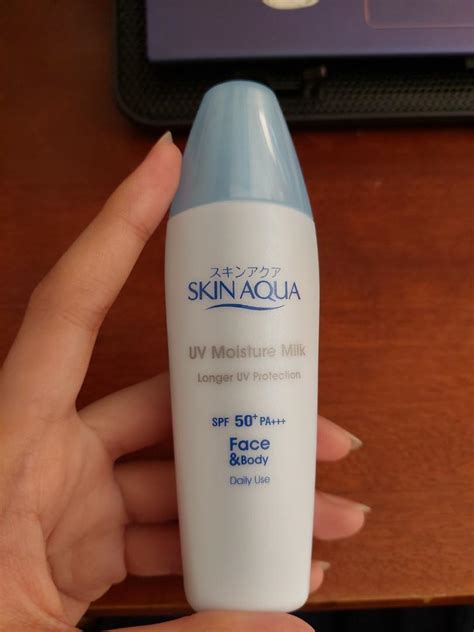 Skin Aqua Uv Moisture Milk Spf Kesehatan Kecantikan Kulit Sabun