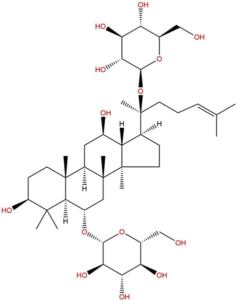 Cas 22427 39 0 Ginsenoside Rg1