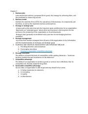 Mgt Test Study Guide Docx Chapter Business Plan A Document