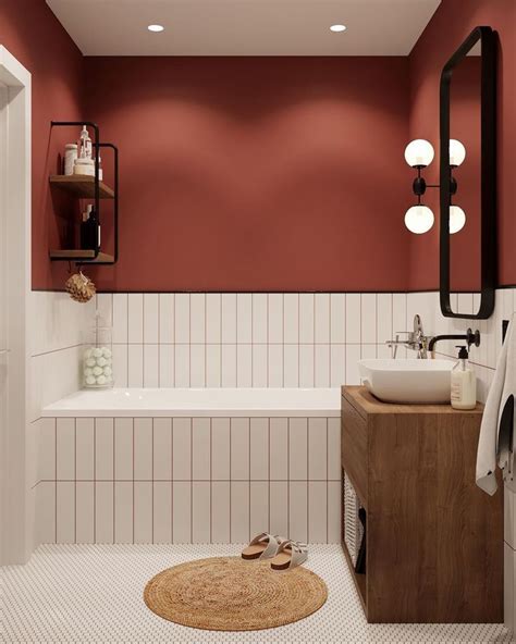 Terracotta Bathroom Bathroom Interior Bathroom Interior Design Fall