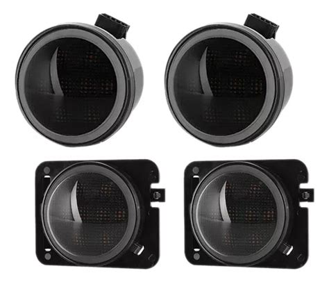 Luz Indicadora De Giro Led Ahumada Para Wrangler Jk Smoked Cuotas Sin