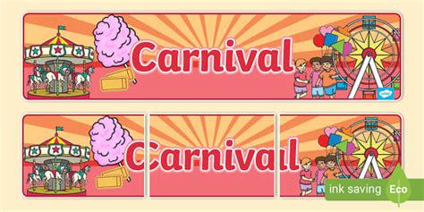 The Carnival Role Play Display Banner Teacher Made