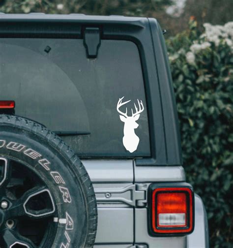 Deer Head Vinyl Sticker/ 10 Sticker / Car and Truck Decal / - Etsy