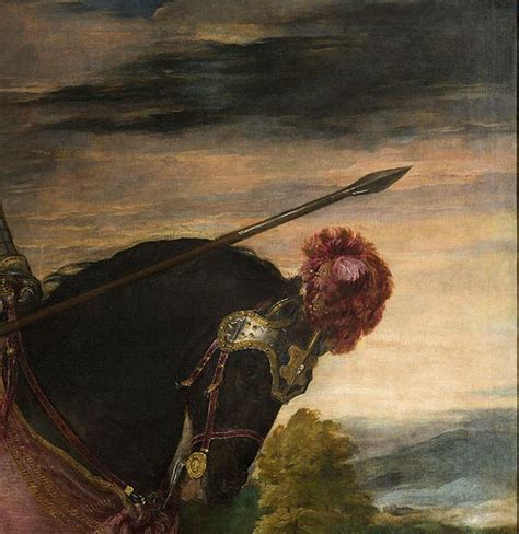 Equestrian Portrait Of Charles V Hre At Muehlburg