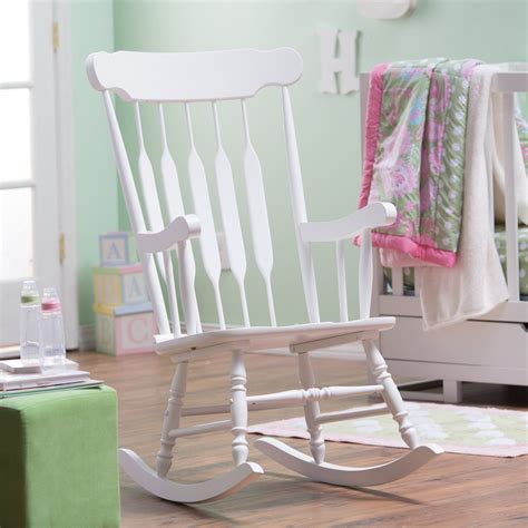 Belham Living Wood Nursery Rocker White Rocking Chair Nursery