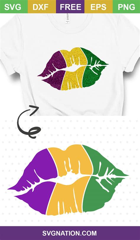 Mardi Gras Dripping Lips Svg Lipstutorial Org