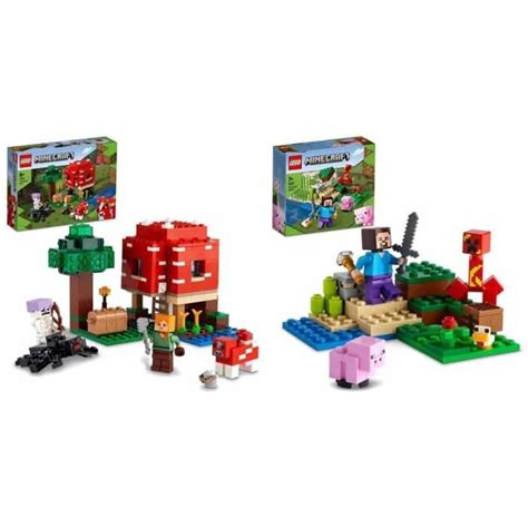 LEGO 21179 Minecraft La Maison Champignon Set Jouet De Construction