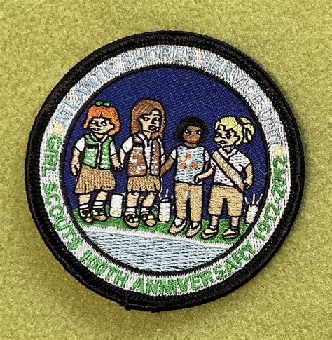 Girl Scouts Atlantic Shores Serviceunit 100th Anniversary Patch In 2022