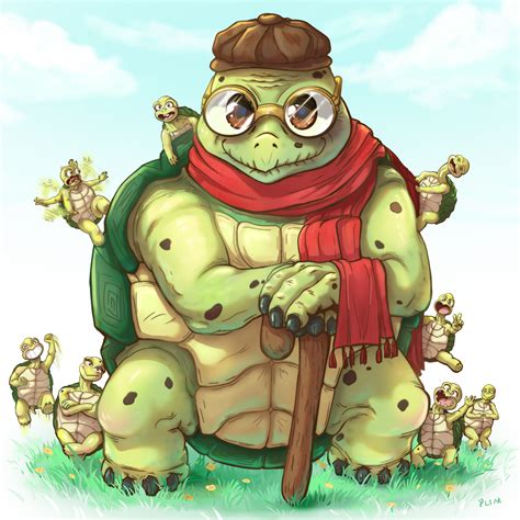 Artstation Grandpa Turtle