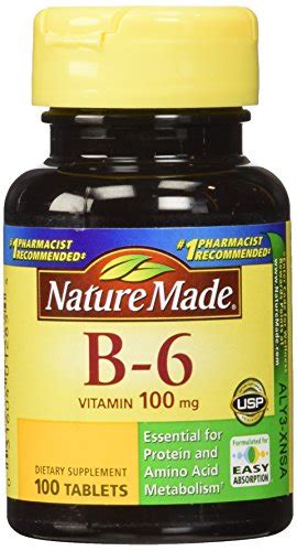 The Best Nature Made B6 Vitamin 100 Mg Easy Home Care