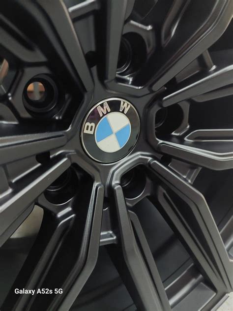 20 Bmw Relipca M Sport Satun Black Rims 5x120 Pcd Car Accessories