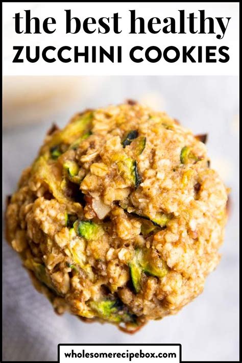 Zucchini Oatmeal Breakfast Cookies Refined Sugar Free Gluten Free