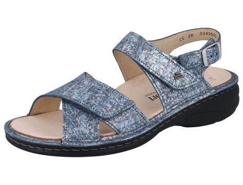 Finn Comfort Komfort Sandalen In Blau Schuhe