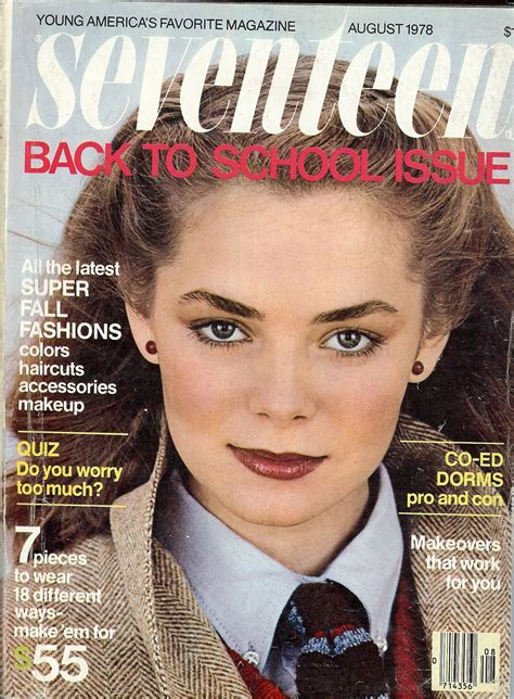 Seventeen Magazine Back To School Issue August 1978 Model Lari Jane Taylor Seventeen