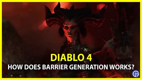 What Is Barrier Generation In Diablo 4 Explained Gamer Tweak