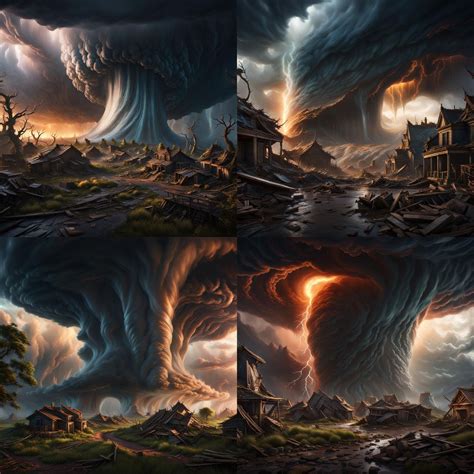 Inside A Massive Tornado Ai Generated Artwork Nightcafe Creator