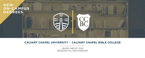 CCU + Calvary Chapel Bible College Partnership Program - Calvary Chapel University