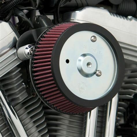 Screamin Eagle Round Sportster High Flow Air Cleaner Kit Off