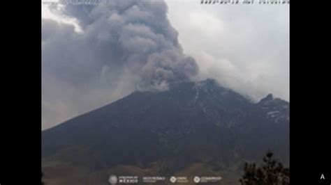 ⚠️popocatÉpetl I Intensa Actividad Volcánica I Ni La Lluvia Calma Al