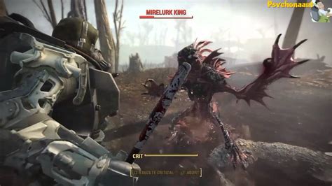 Fallout 4 Ganged By Mirelurk Kings Behemoth Fight Youtube