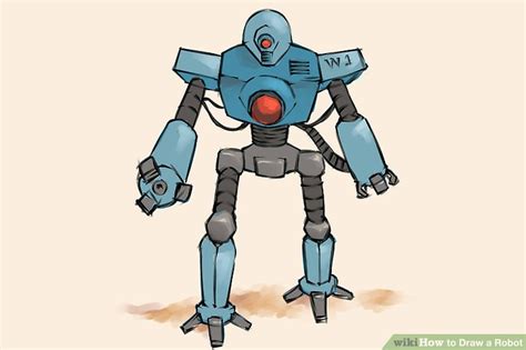 4 Ways To Draw A Robot Wikihow