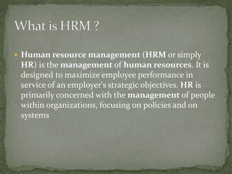 Emerging Trends In HRM PPT