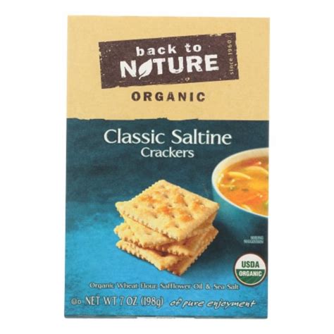 Back To Nature Crackers Organic Classic Saltine 7 Oz Case Of 6