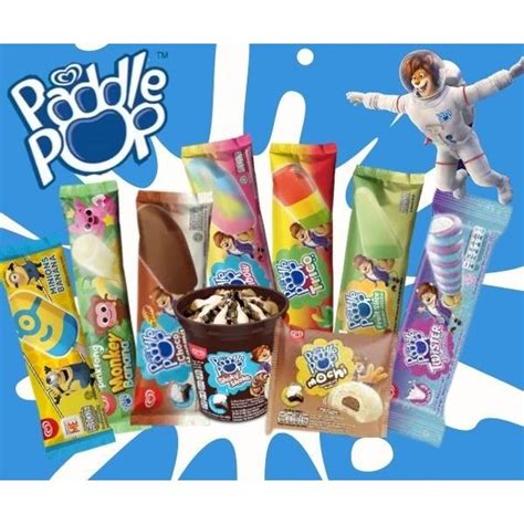 jual walls es krim paddle pop stick cup mochi jcone black pink