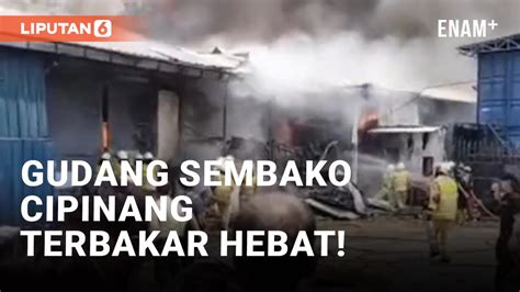 Gudang Sembako Di Pasar Induk Cipinang Kebakaran Stok Beras Dipastikan