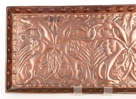 James Miles Arts And Crafts Copper Tray John Pearson Newlyn Interest 360