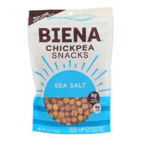 Biena Chickpea Snacks Sea Salt Case Of 8 5 Oz Case Of 8 5 OZ