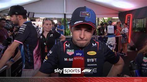 Singapore Gp Red Bull Driver Sergio Perez Blames Tricky Car On