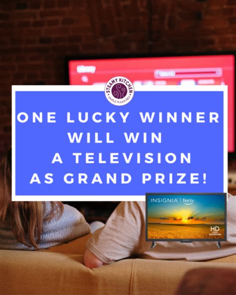 Win A TV Instant Win Steamy Kitchen Recipes Giveaways