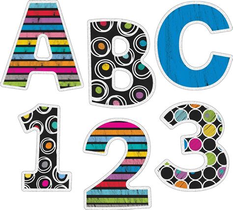 284 Pcs Letters Combo Pack Set Bulletin Board Letters