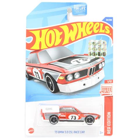 Hot Wheels Bmw Csl Race Car Red Edition Factory Sealed Q