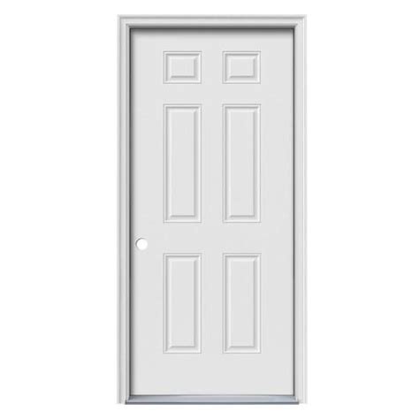 ReliaBilt Right-Hand Inswing Primed Steel Prehung Entry Door with ...