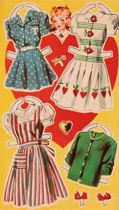 1940 S Paper Doll Books Panosundaki Pin