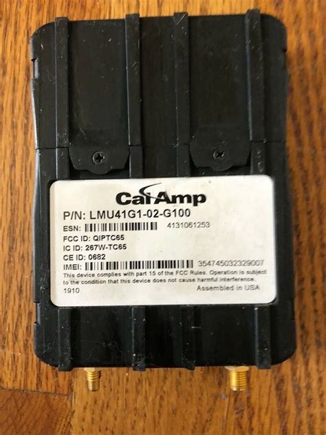 Calamp Gps Vehicle Fleet Tracking Unit Lmu41g1 02 G100 Ebay