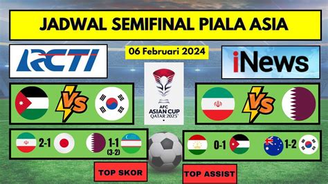 Jadwal Pertandingan Malam Ini Yordania Vs Korea Selatan Jadwal