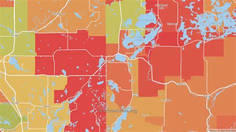 The Safest And Most Dangerous Places In 54876 Wi Crime Maps And