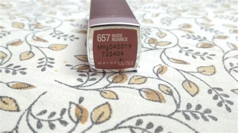 Beauty With Soumya Maybelline Color Sensational Creamy Matte Lipsticks Review Nude Nuance Shade
