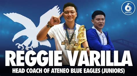 Coach Reggie Varilla Of The Ateneo Blue Eagles Juniors On Player